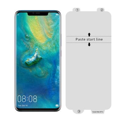 China Perfect Fit Anti Fingerprint 3D Full Cover Hydrogel Film Tpu Self-Healing Screen Protector For Huawei Mate 20 Pro for sale