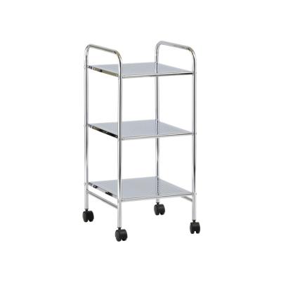 China 3 Tier Bathroom Metal Shelf Rack Metal Trolley F72AS for sale