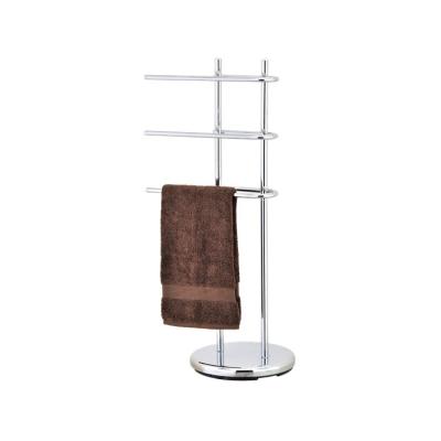 China Fashion modern design 3 tier standing floor towel holder for sale