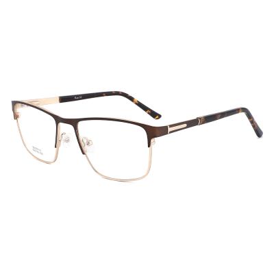 China Fashionable Custom Logo Stainless Steel Men Optical Glasses Frames for sale