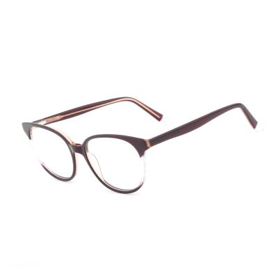 China Fashionable good quality women acetate optical frames manufacturer in china for sale