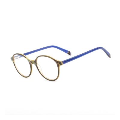 China China Latest Trendy Style Round Acetate Optical Frames For Women for sale