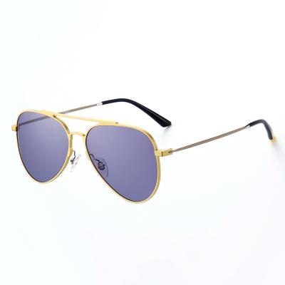 China Fashion famous luxury double bridge pilot fashion sunglasses brands unisex sunglasses for sale