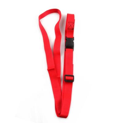 China Wholesale Light Duty 1 Inch 1.8m PE/PP Bags Ratchet Strap With Black Plastic Cam Buckle for sale