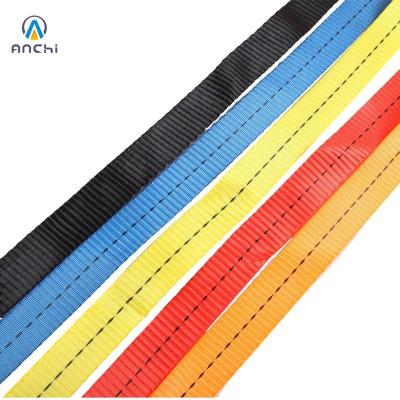 China POT SEAT 1 inch 25mm bulk polyester webbing strap, 1 ton, 5 colors in stock for sale