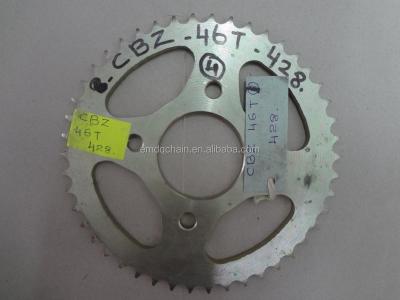 China CBZ 46T 428 Motorcycle Chain And Sprocket Kits For Sri Lanka CBZ 46T Market for sale