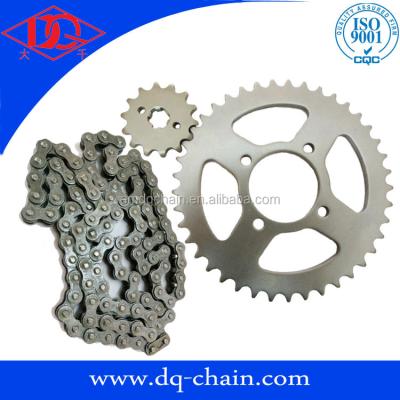 China Pakistan Market 1023 1045 70 STEEL CD Chain And Sprocket Kits for sale