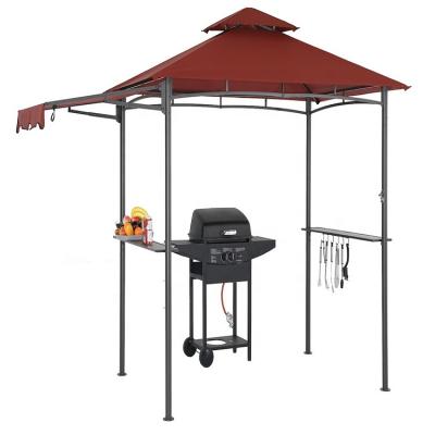 China Suit for wholesale custom BBQ manufacturer outdoor trade show threw barbecue tent with extra tent for sale