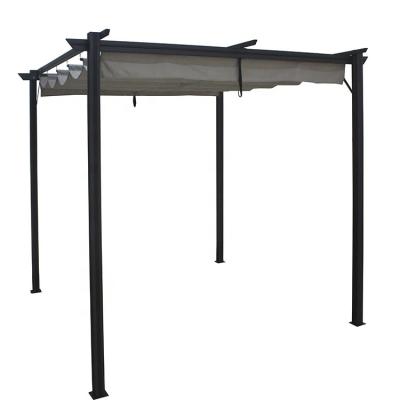 China 2022 New Style Grape Aluminum Alloy Stand Garden Pavilion Villa Single Caravan Tent Canopy Shading Adjustable Pergola Powder-Coated for sale