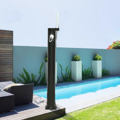 China High Level 8L High Pressure Outdoor Free Standing Shower Solar Water Saving Plastic Solar Shower for sale