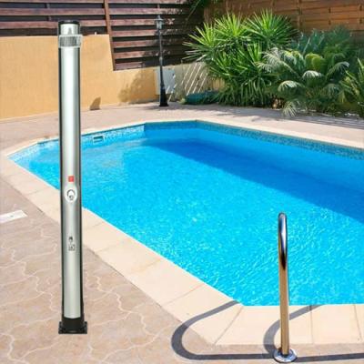 China Remark High Level Upgraded Solar Pressurized Rain Shower Column Pool Garden Shower Tool for sale