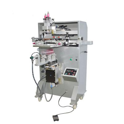 China Factory bottle semi automatic curved screen printing machine for computer accessories marking; food, pvc pipe for sale