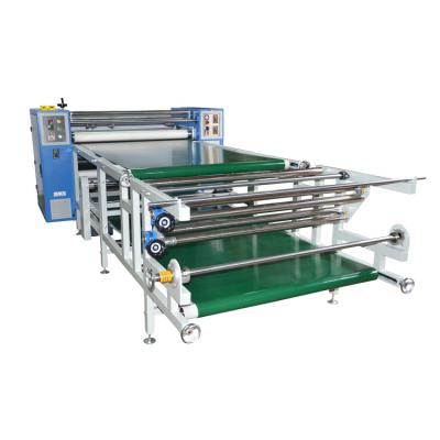 China Building Material Shops Oil Temperature Roller Sublimation Heat Press Heat Transfer Machine For Cloth Roll Cutting Piece And Dyeing for sale