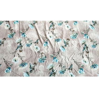 China Feinai cheap price 100D polyester woven spandex metallic super soft printed fabrics for women for sale