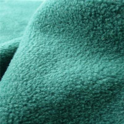 China Plain Thermal Warm Polyester Fleece Fabric for sale