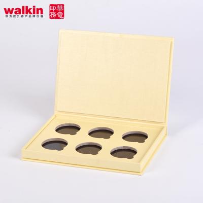 China High Colorant Recyclable Custom Cosmetics Private Label Makeup Eyeshadow Palette Paper Box Packaging Manufacturer for sale