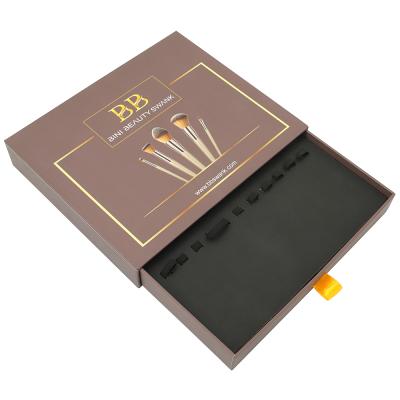 China New Arrival Handmade FO Folding Boxycharm Makeup Reading Brush Drawer Simple Elegant Paper Packaging Boxes for sale