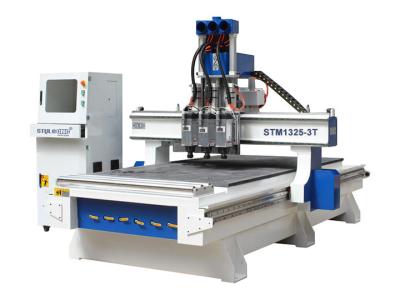 China 3 Axis CNC Router with three spindles for sale with best price for sale