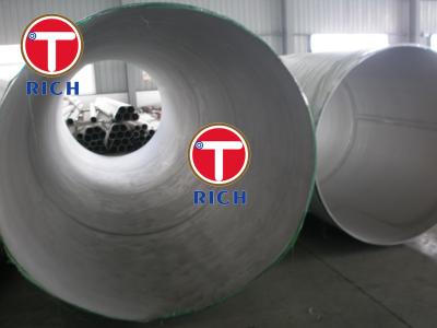 China 1016mm JIS GS3468 SUS 304 TPY and 316TPY CNS 13517 Large diameter size SS 304 stainless pipes for sale