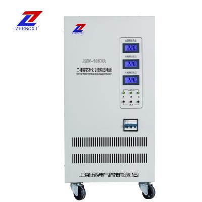 China SVC JSW-3KVA/3KW Intelligent LCD 3 Phase Precision Purified Automatic Voltage Regulator Stabilizer for sale