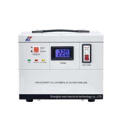 China SVC TND-2KVA Single Phase 2000W 220V AC AVR Intelligence SVC Automatic Servo Voltage Stabilizer /Regulator for sale