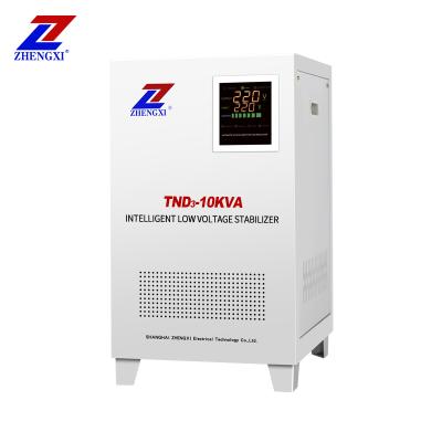 China SVC TND3-10KVA Single Phase Intelligent Low Voltage Type SVC AC Voltage Regulator Intelligent Automatic Stabilizer for sale