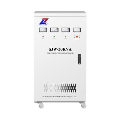 China SVC TNS/SJW Series 3 Phase High Accuracy Intelligence Automatic Voltage Stabilizer 150kva for sale