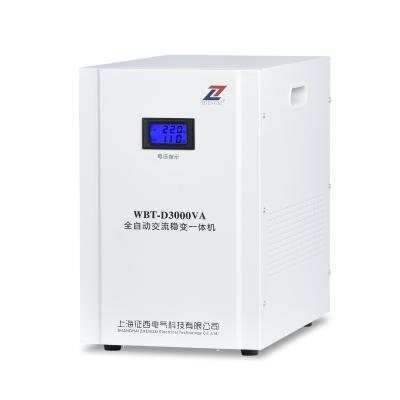 China SVC WBT-S6KVA three phase intelliget servo motor automatic voltage stabilizer with transformer together all in one for sale