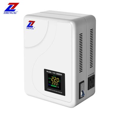 China SVC TKR-3kw Single Phase 220v LCD AC Voltage Regulator Intelligent Auto Car Voltage Stabilizer for sale