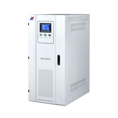 China Large 80KVA 250KVA Three Phase SVC ZX SBW-N60KVA LCD Power AC Automatic Voltage Regulator for sale