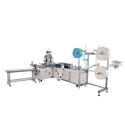 China Automatic 3 Ply Nonwoven Surgical Disposable Face Mask Making One Line Face Mask Making Machine for sale