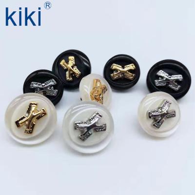 China Mini Viable Lady Shirt Resin Fashion Button for sale