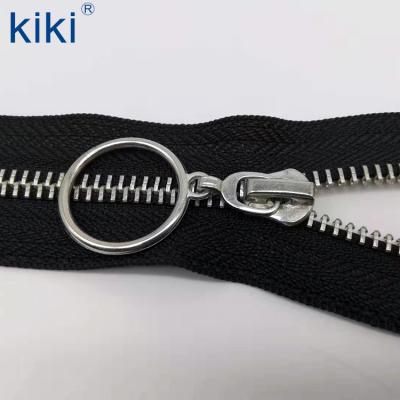 China Automatic Lock 5# Automatic Lock Half Metal Zipper For Shoes for sale