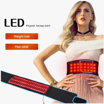 China Dye Removal Red Light Belt Therapy Pain Relief Slimming Physiotherapy Laser Lipo Belt Red Light Therapy Belt for sale