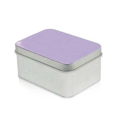 China Gift & Sale Rectangular Tin Box Slide Top Metal Tin Box Mint Square Tin Craft for sale