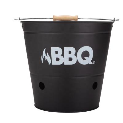 China Easily Assembled Portable BBQ Grill Multi Purpose Metal Party Bucket BBQ Bucket For Travel Picnic Parties for sale