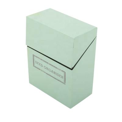 China Sustainable Medium Size Cream Powder Coated Small Metal Matches Box for sale