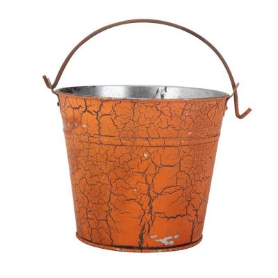 China Sustainable Tin Pail Yellow Metal Bucket for sale