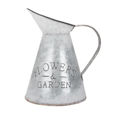 China Large CLASSIC vintage metal jug iron flower jug ​​flower pitcher for sale