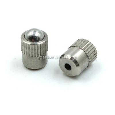 China Customized Knurled Stainless Steel Press Fit Spring Ball Plungers for sale