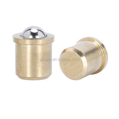 China Brass stainless steel spring plunger with stainless steel ball for sale