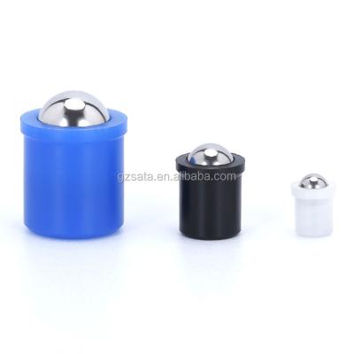 China Injection Molding Thermoplastic Plastic Push Fit Spring Ball Plungers Metric for sale