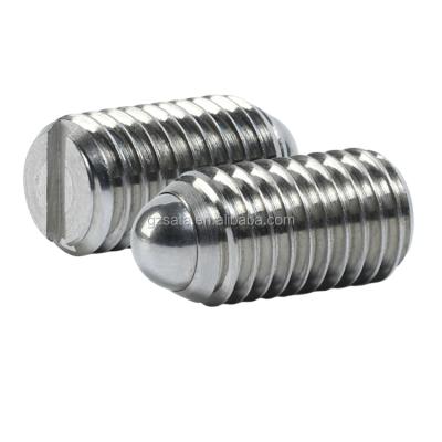 China Headless 304 Stainless Steel Slotted Spring Plunger With Ball End M3 M4 M5 M6 M8 M10 M12 M16 for sale