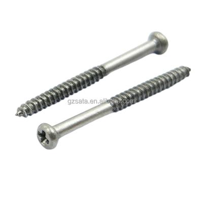 China Customized Phillips Pan Head Self Tapping Screw with Partially Threaded for sale