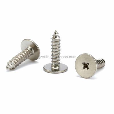 China Flat Customized Ultra Thin Flat Head Phillips Self Tapping Screws for sale