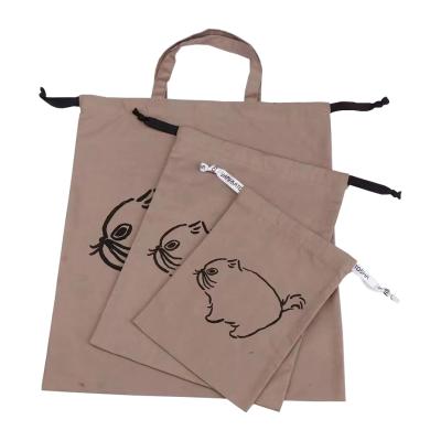 China High quality drawstring bag china manufacturer heavy duty canvas pocket dust bag with drawstring for sale