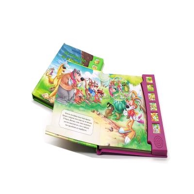 China Custom Printing Baby Book Sound Sound Children / Kids Learning Board Books With Different Music Effects For Kids Baby for sale