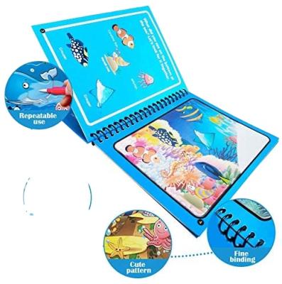 China 2021 New Designed Magic Drawing Tool Fun Doodle Water Drawing Coloring Book Set For Kids for sale