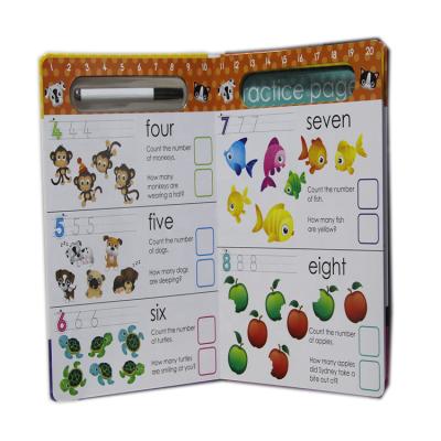 China The LOW MOQ of 2020 Education Book for Children Clean Book English Book Write and Wipe Book for sale