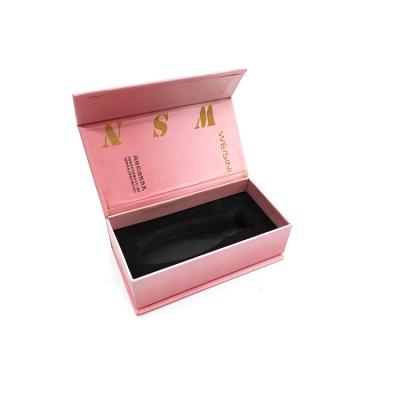 China Recyclable Pink Personalized Packaging Gifts Skin Care Paper Box With Logo Printing for sale